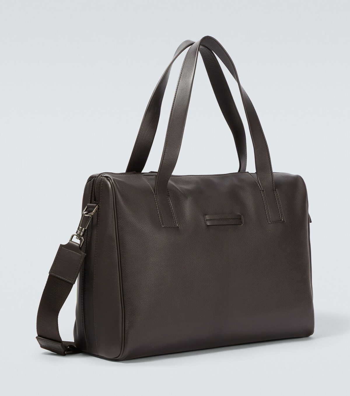 Zegna Leather duffel bag