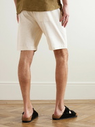 Frescobol Carioca - Felipe Straight-Leg Linen Drawstring Shorts - Neutrals