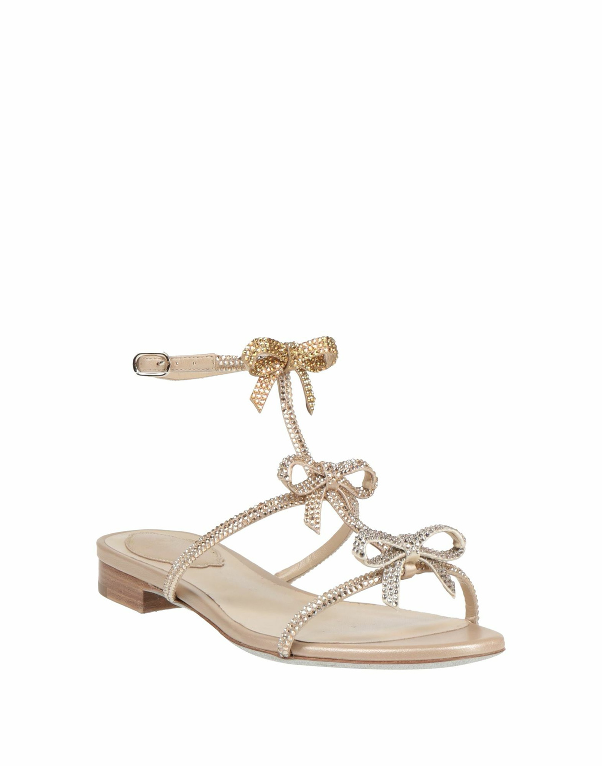 Rene' Caovilla Womens Sandals in Beige