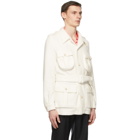 Casablanca Off-White Terry Cloth Safari Jacket