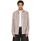 Off-White Pink Flannel Regular Shirt