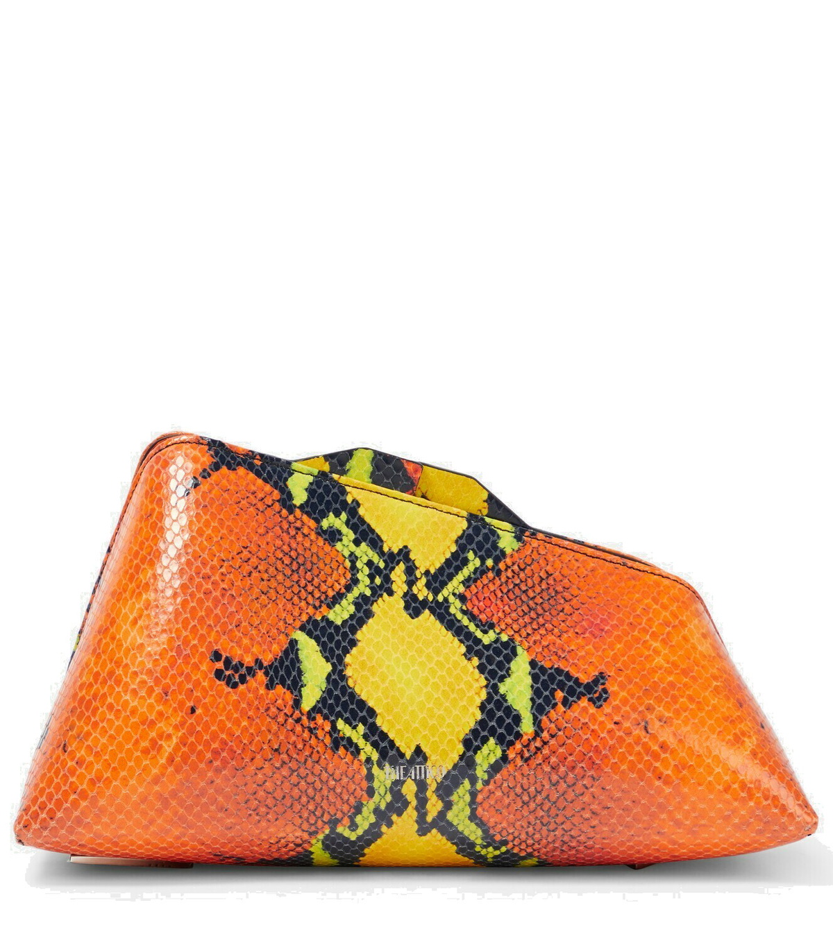 The Attico - 8.30 PM snake-effect leather clutch The Attico