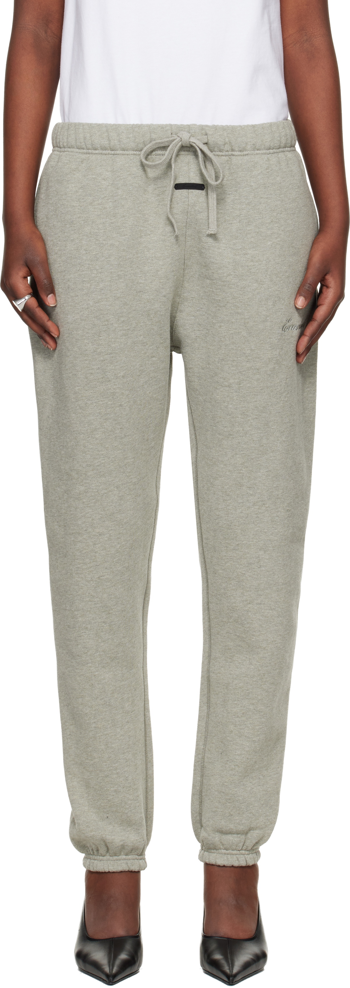 Fear of God ESSENTIALS Gray Signature Vintage Sweatpants