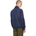 Stone Island Blue Nylon Metal Watro Short Jacket