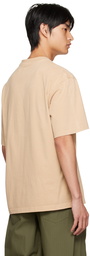 Feng Chen Wang Khaki Double Collar T-Shirt