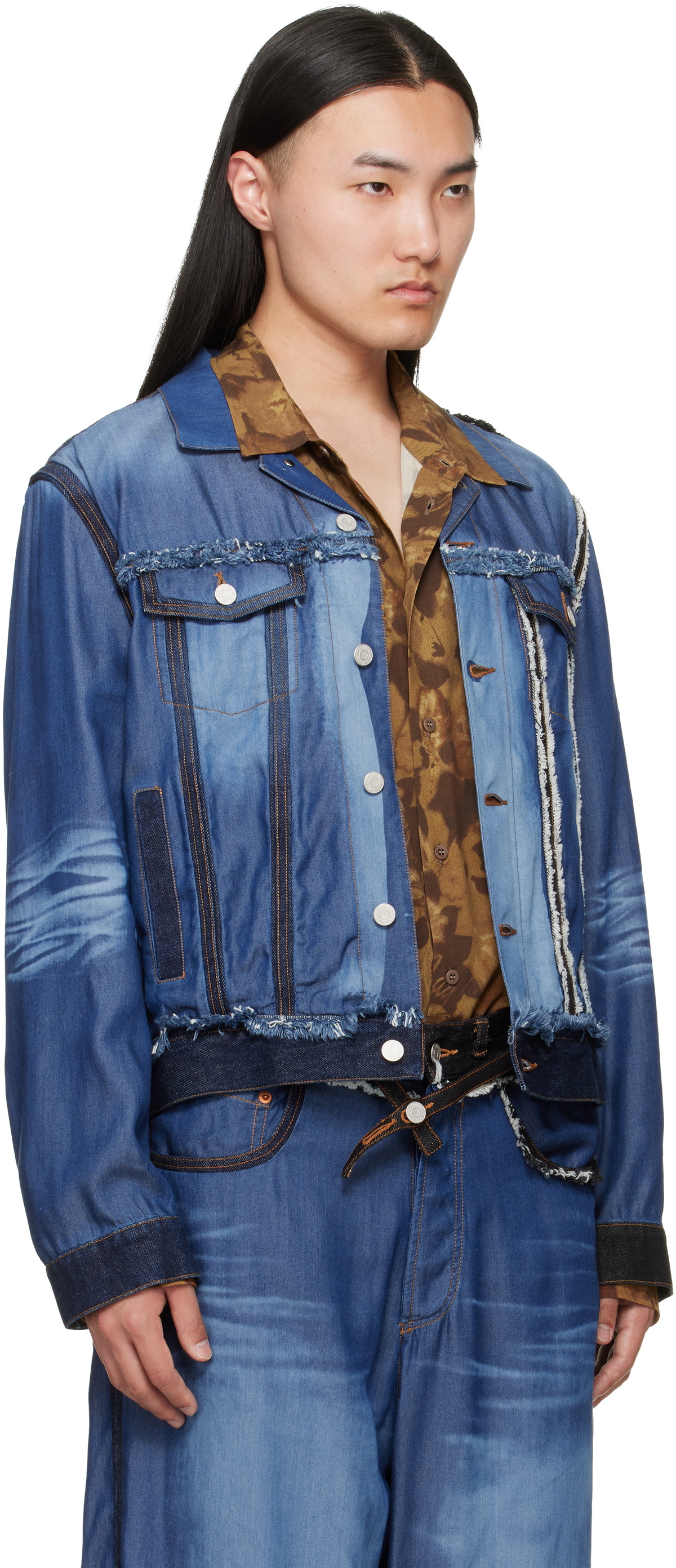 Magliano Blue Stormy Denim Jacket