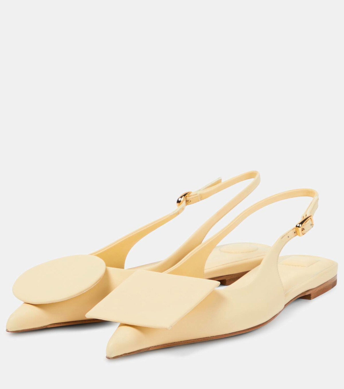 Jacquemus Les Slingbacks Duelo Plates leather flats Jacquemus