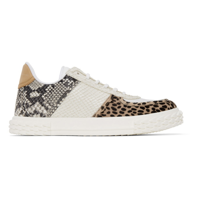 Photo: Giuseppe Zanotti White Python Tarzan Blabber 2.0 Sneakers