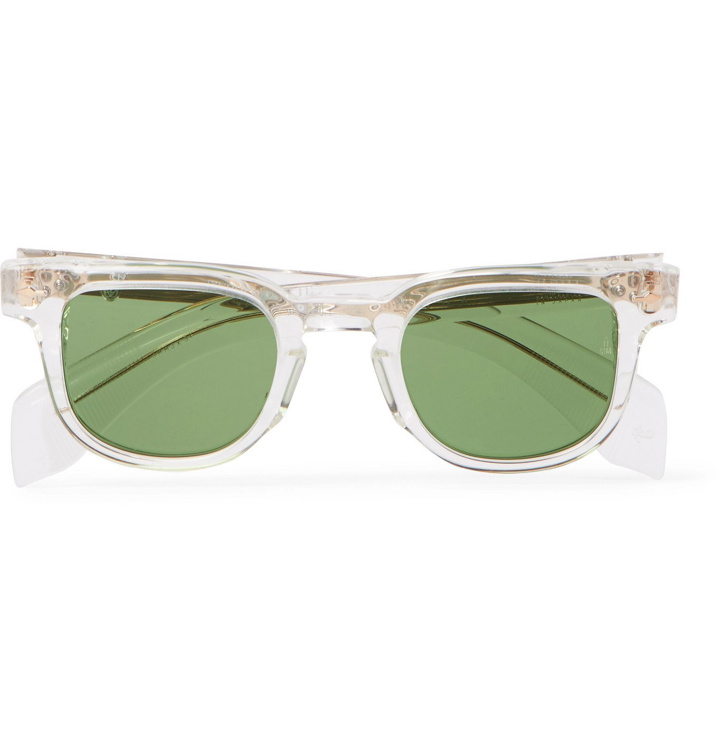 Photo: JACQUES MARIE MAGE - Jax Square-Frame Acetate Sunglasses - Neutrals