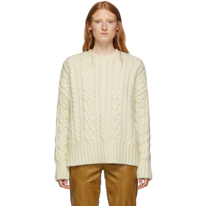 Photo: AMI Alexandre Mattiussi Off-White Oversized Cable Knit Sweater