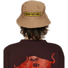 SSENSE WORKS SSENSE Exclusive 88rising Brown Patch Bucket Hat