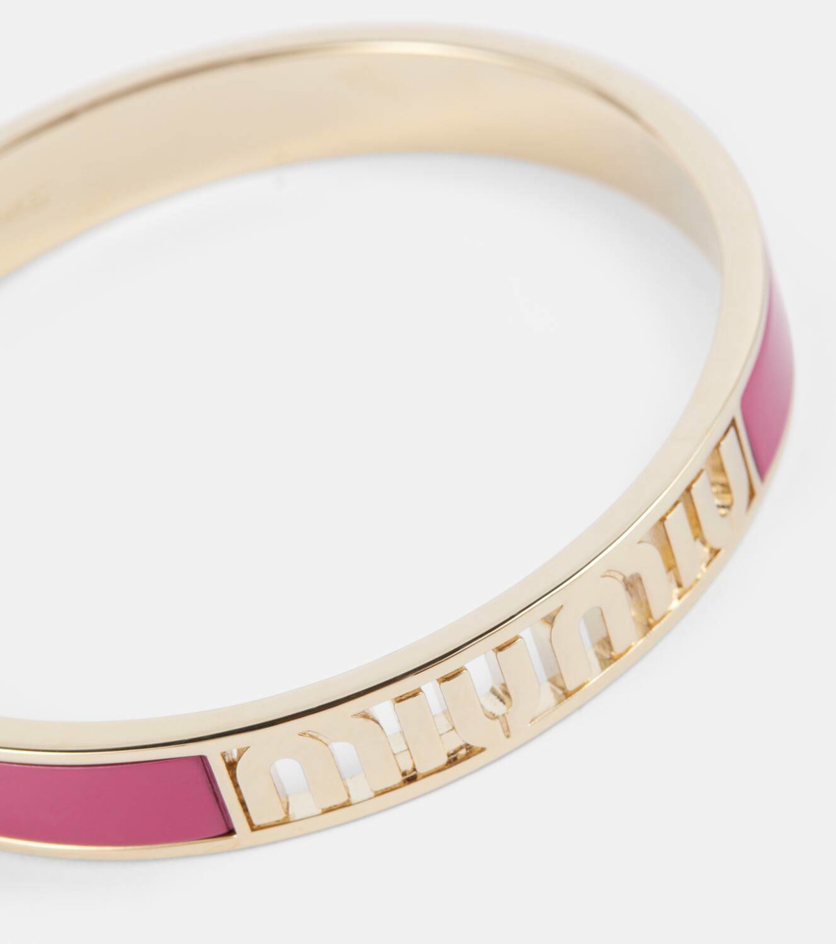 Miu Miu Logo enameled bracelet