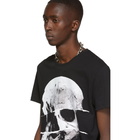 Alexander McQueen Black Torn Skull T-Shirt