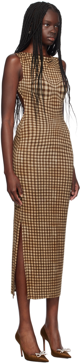 Miaou Brown Selena Maxi Dress