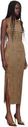 Miaou Brown Selena Maxi Dress