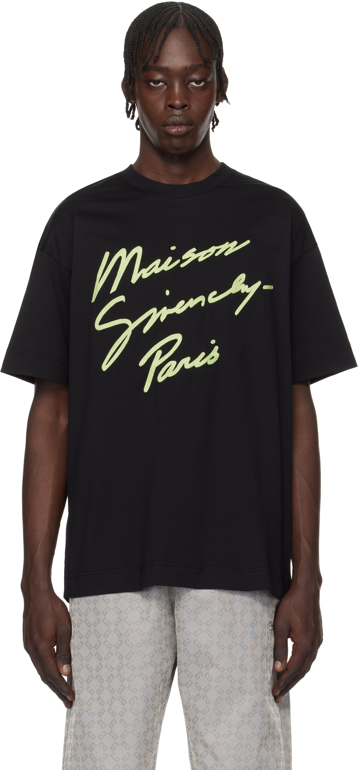 Givenchy Black Maison 'GIVENCHY' T-shirt Givenchy
