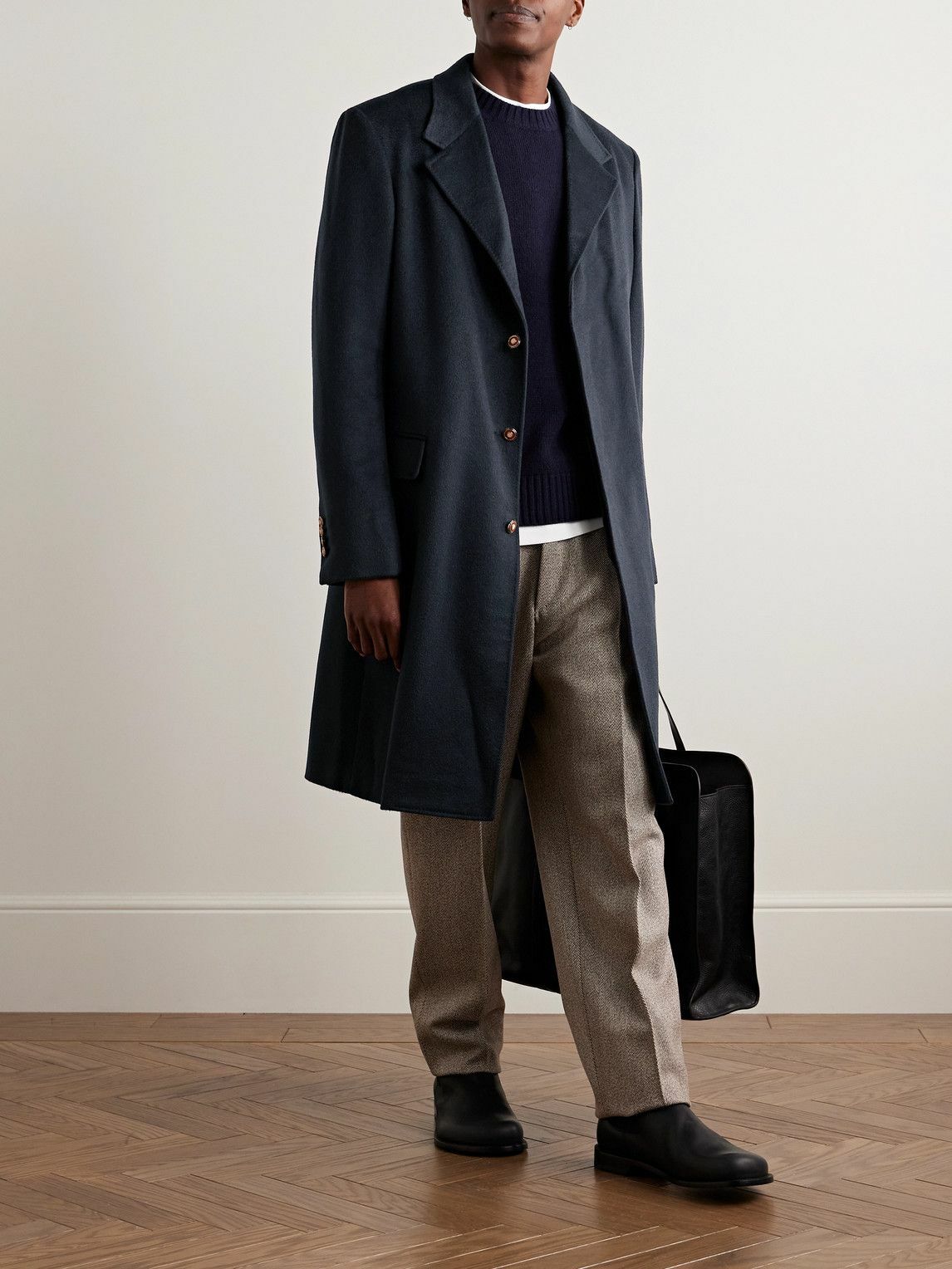 Gabriela Hearst - Peter Cashmere Coat - Blue
