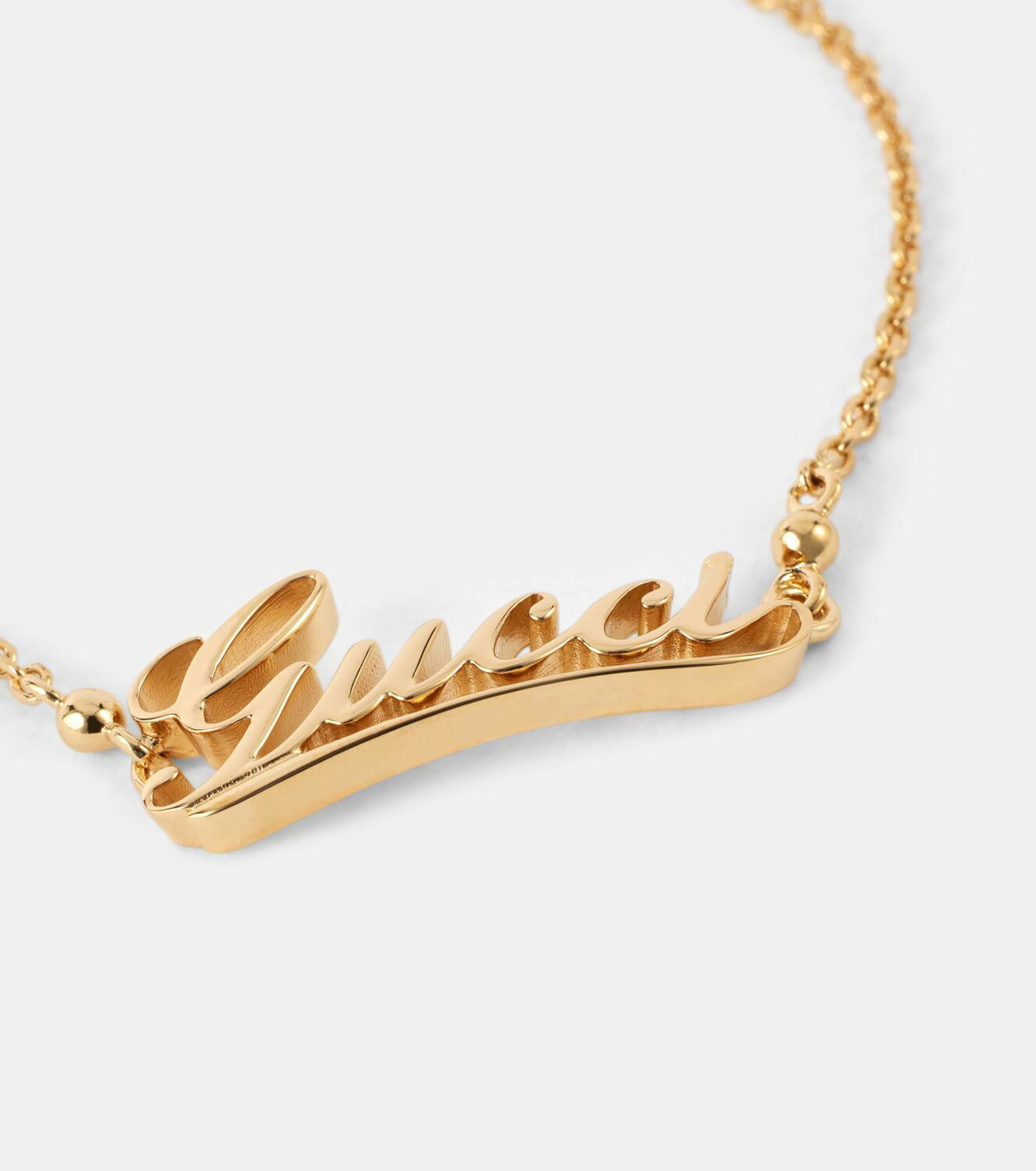 Gucci Gucci Script brass bracelet Gucci