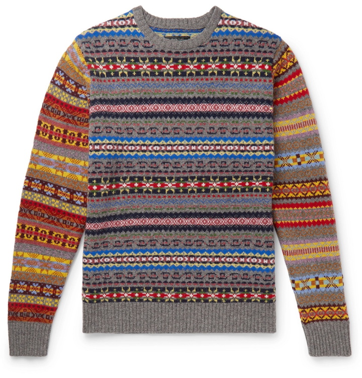 Photo: Beams Plus - Fair Isle Wool-Blend Sweater - Multi