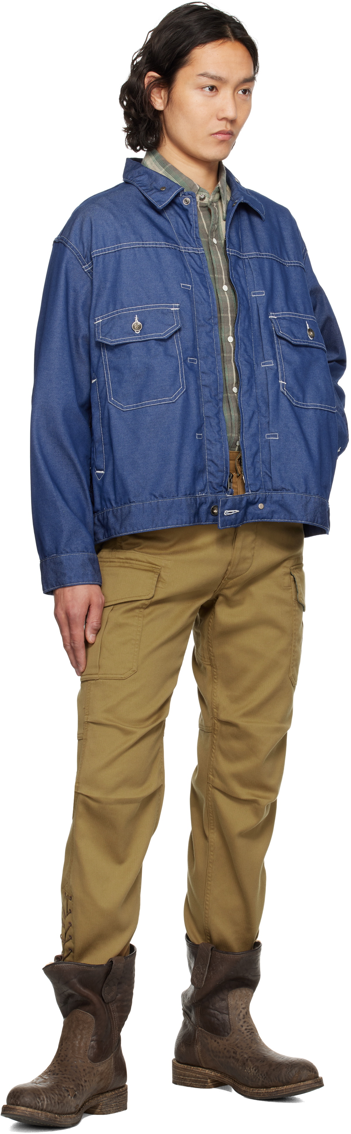 ジャケット・アウター Engineered Garments Trucker Jacket M Trucker Jacket in Natural