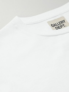 Gallery Dept. - Le Bar Shop Printed Cotton-Jersey T-Shirt - White