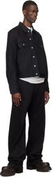 Rick Owens DRKSHDW Black Temple Denim Trucker Jacket