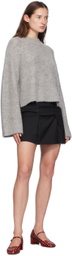 The Garment Gray Margrethe Slit Sweater