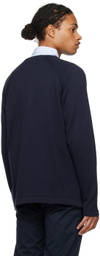 nanamica Navy Raglan Cardigan