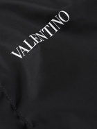 VALENTINO - Logo-Print Shell Jacket - Black