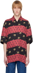 Dries Van Noten Red Graphic Shirt