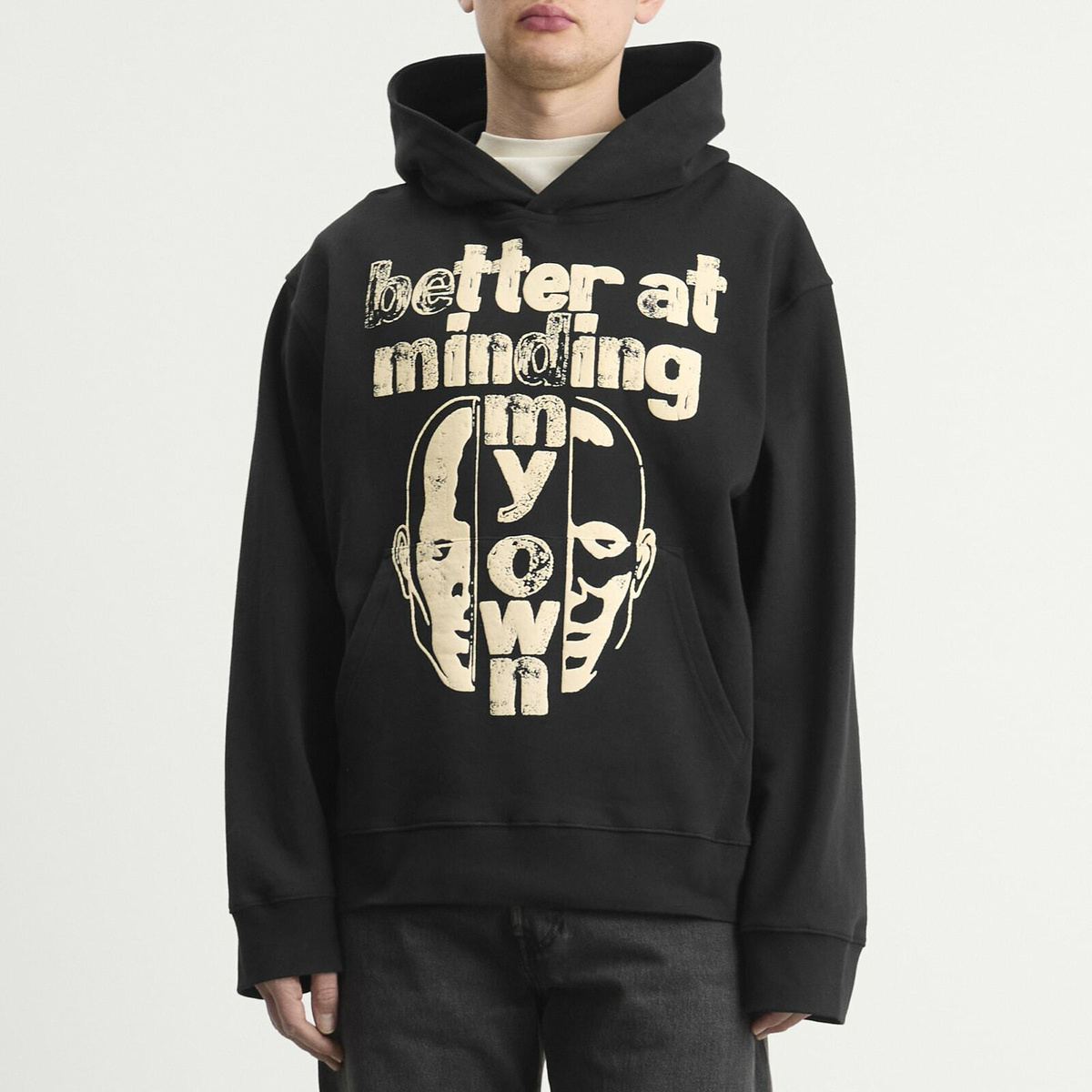 Honor the Gift Men's Better At Minding My Own Hoodie in Black