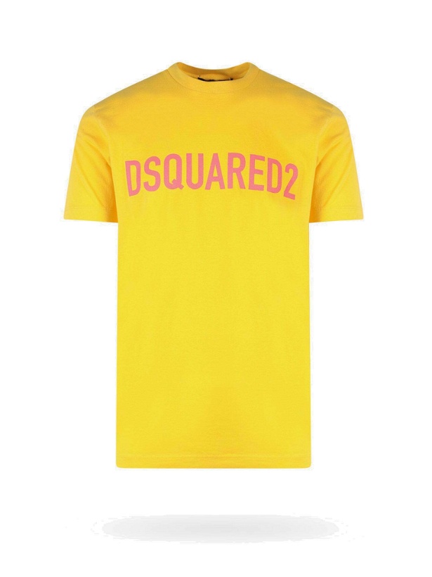 Photo: Dsquared2 T Shirt Yellow   Mens