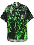 Vetements - Printed Woven Shirt - Green