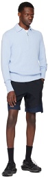 _J.L - A.L_ Black & Navy Lightweight Shorts
