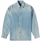 Fear Of God Men's Eternal Denim Shirt in 5 Year Indigo