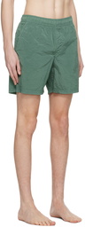 Stone Island Green Patch Swim Shorts