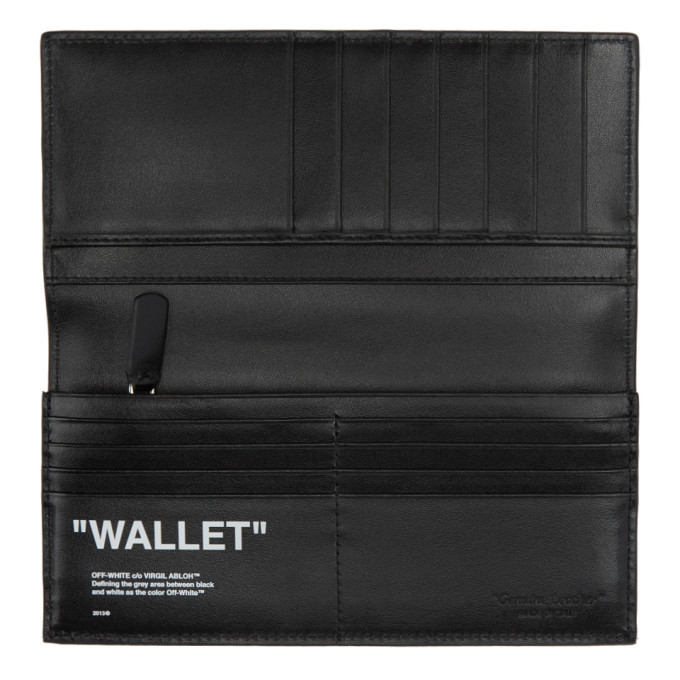 Off-White Black Quote Yen Wallet Off-White 