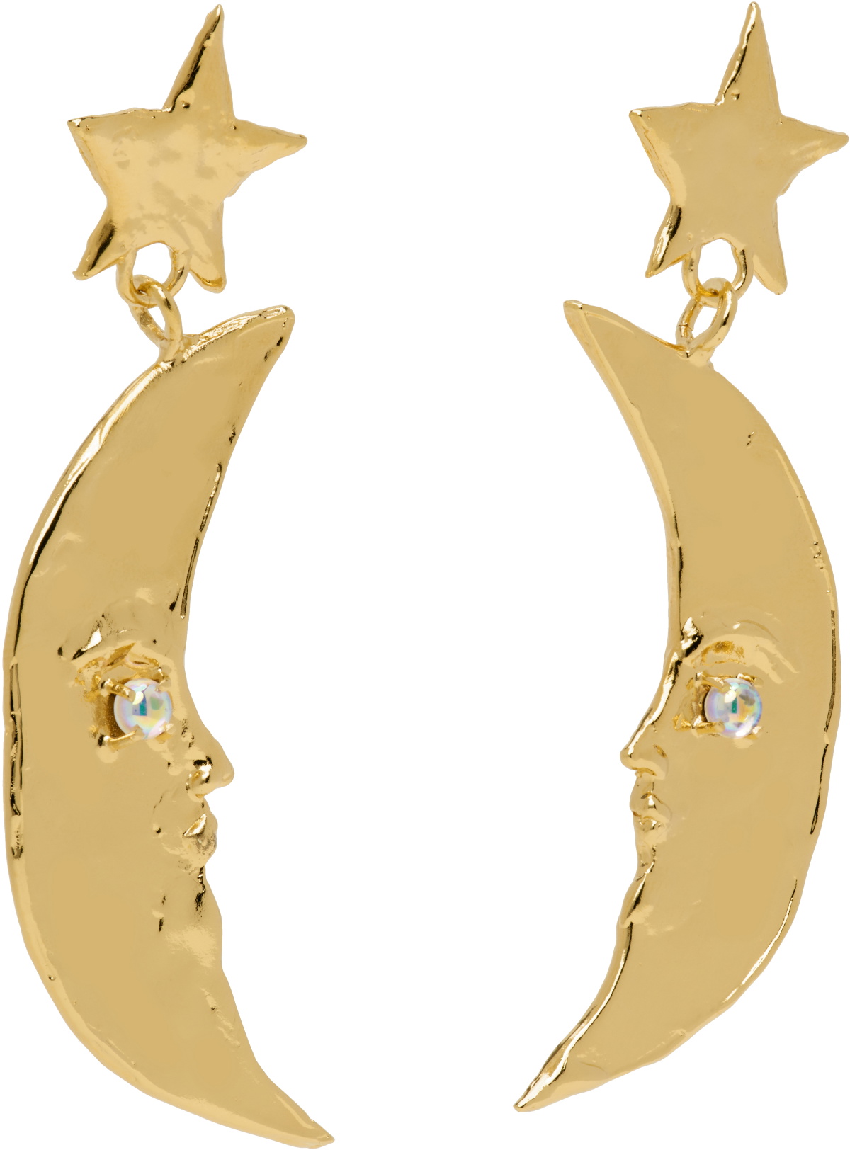 Mondo Mondo Gold Moon Earrings
