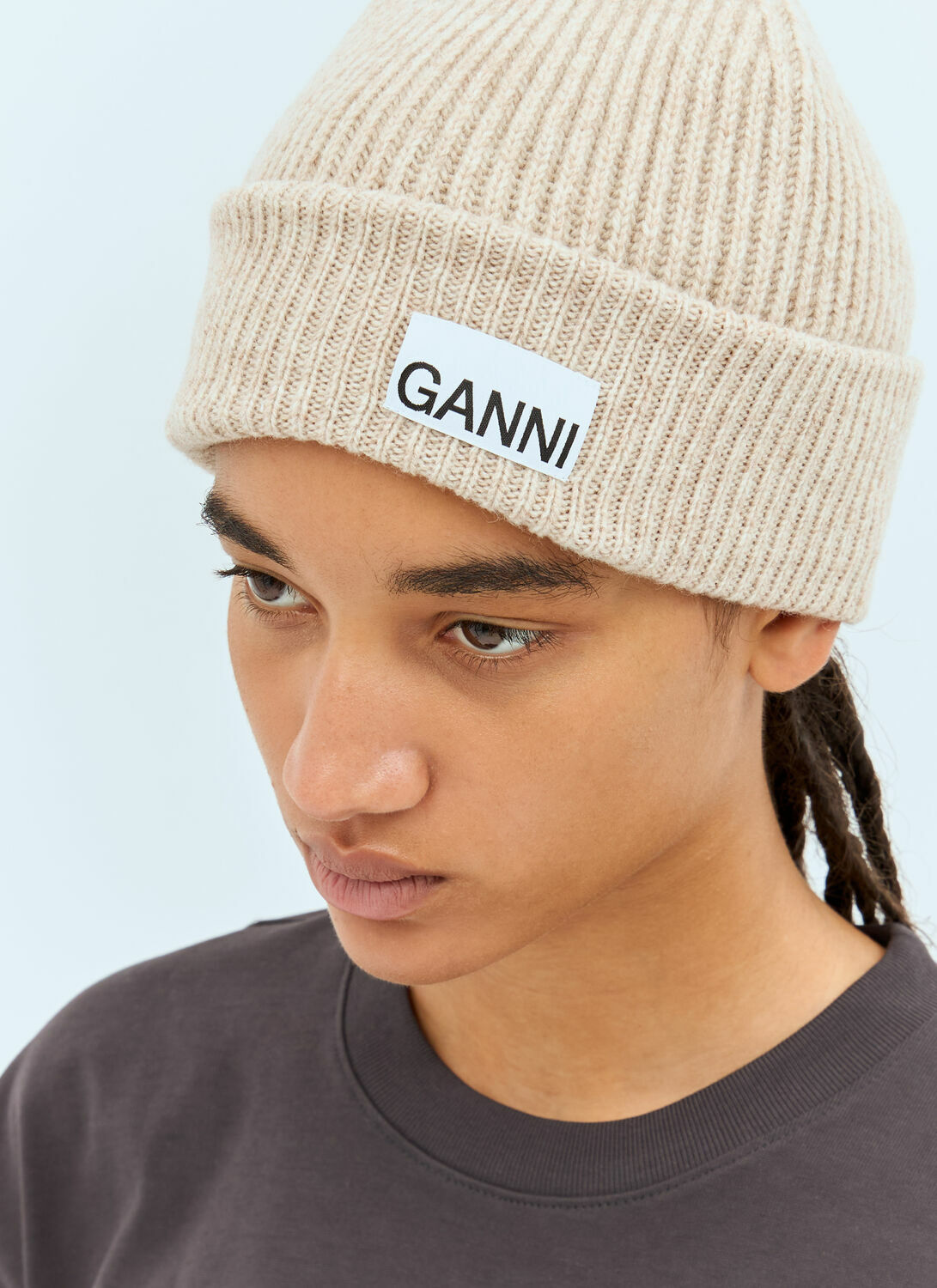 Ganni Rib Beanie Hat