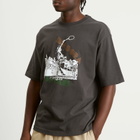 Diadora Men's x Palmes Legacy T-Shirt in Black Oyster