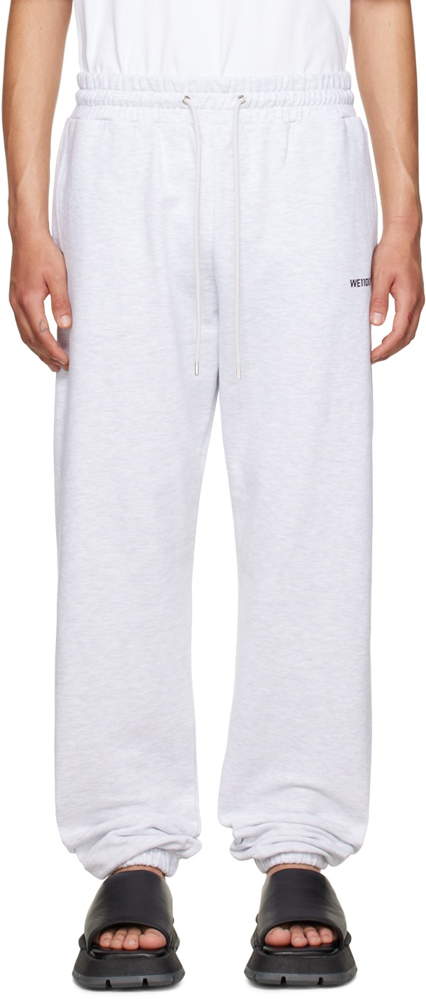 Photo: We11done Gray Relaxed-Fit Lounge Pants