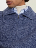 The Elder Statesman - Hunter Cashmere Zip-Up Cardigan - Blue