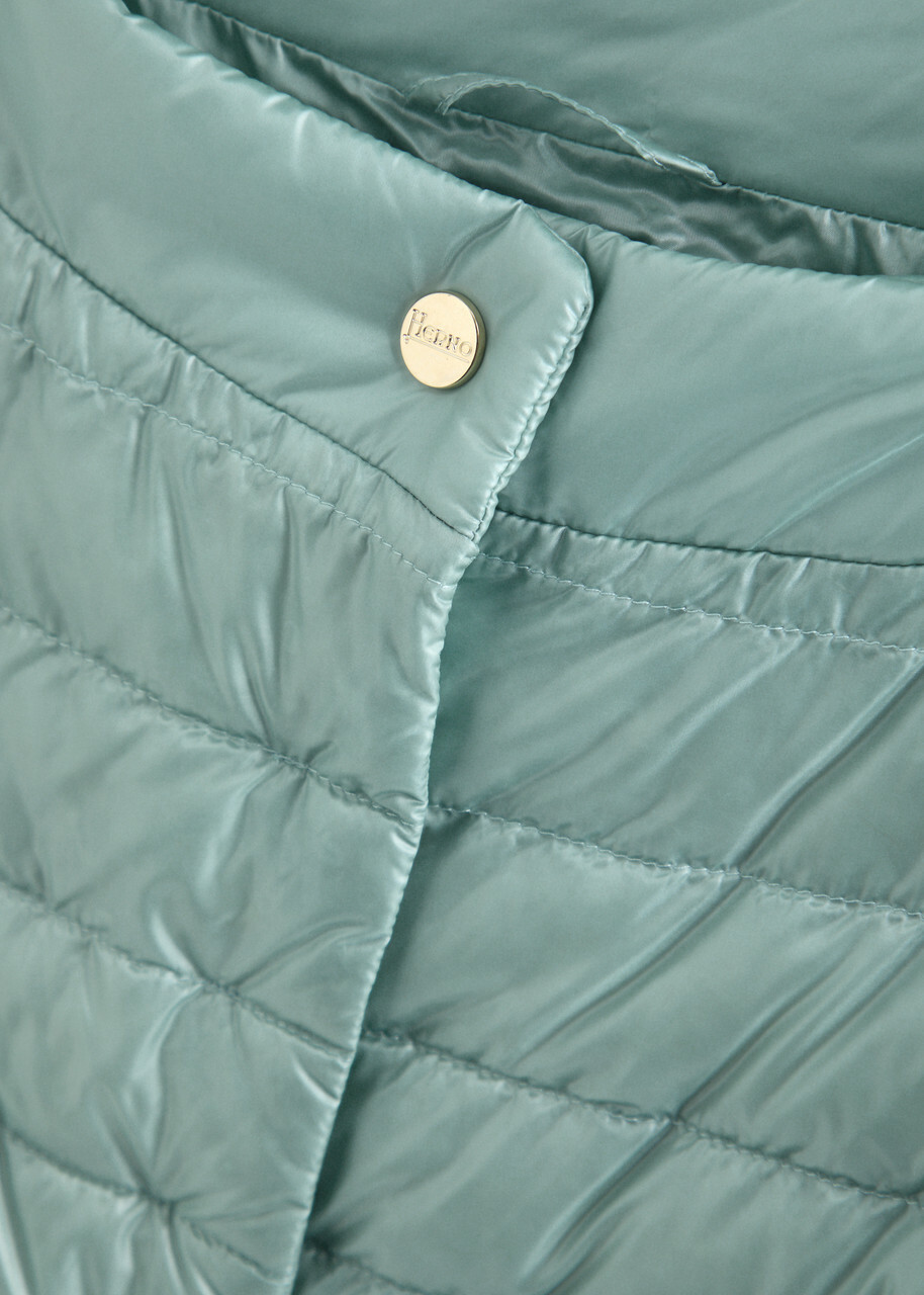 Herno Quilted Shell Gilet Light Blue