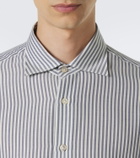Eleventy Striped twill shirt
