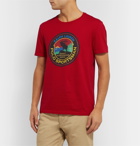 Polo Ralph Lauren - Slim-Fit Printed Cotton-Jersey T-Shirt - Red