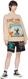 Online Ceramics Beige 'I'm Possible' Long Sleeve T-Shirt