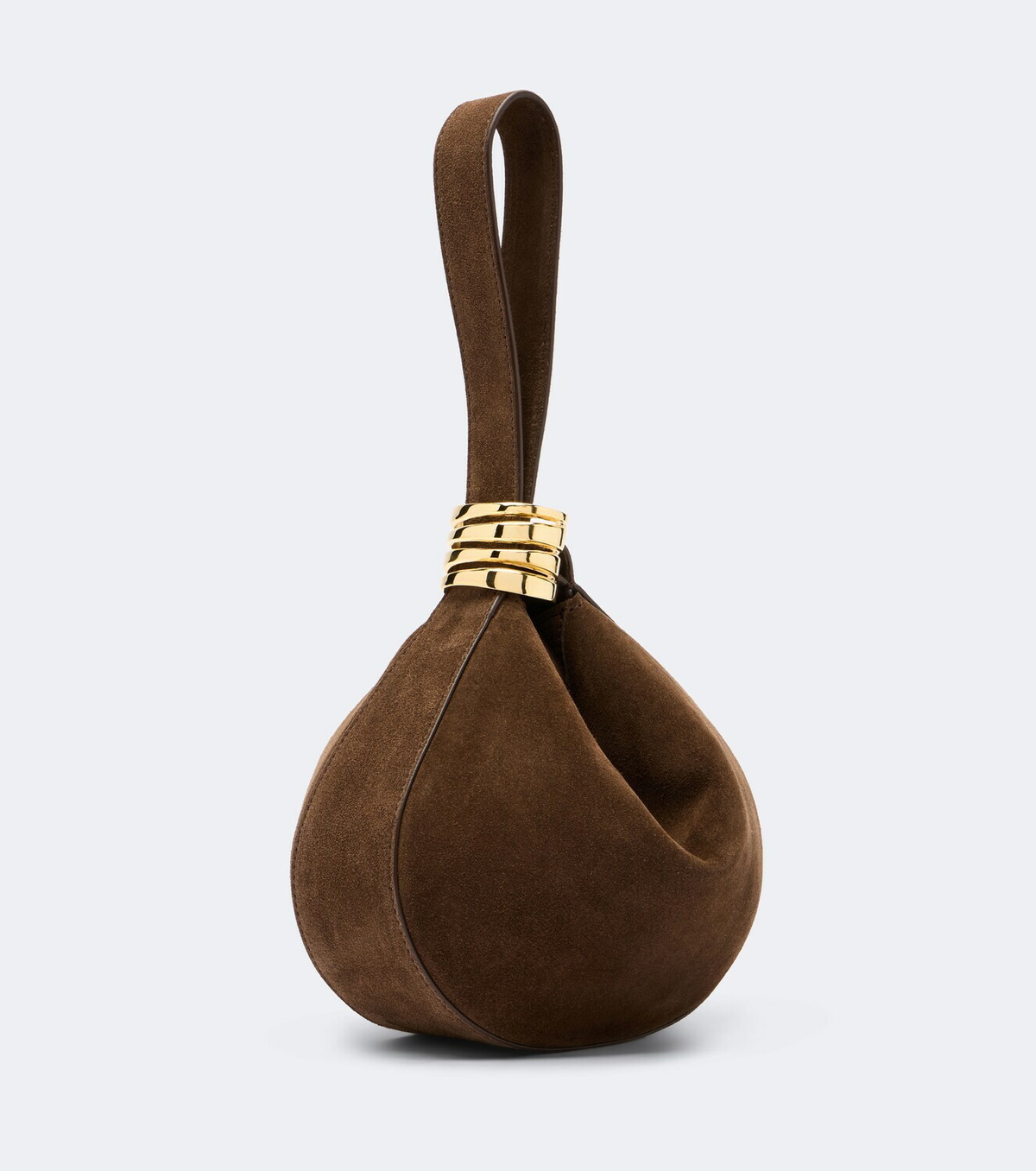 Amanu Zambia suede top-handle bag