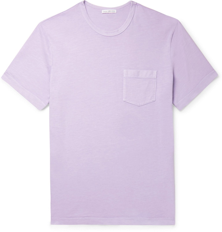 Photo: James Perse - Supima Cotton-Jersey T-Shirt - Purple