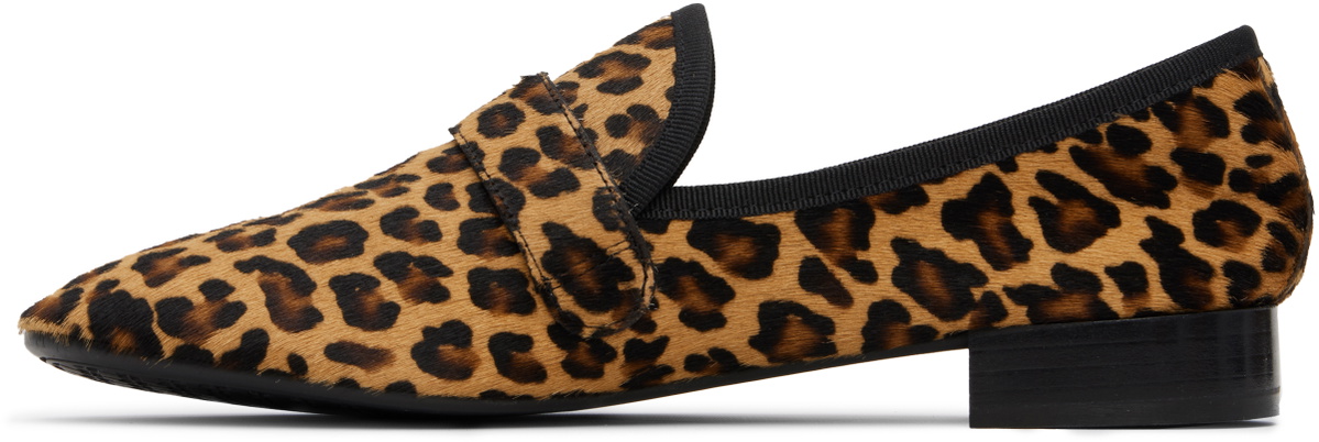 Repetto Brown Michael Rubber-Sole Loafers