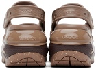 Crocs Brown Mega Crush Sandals